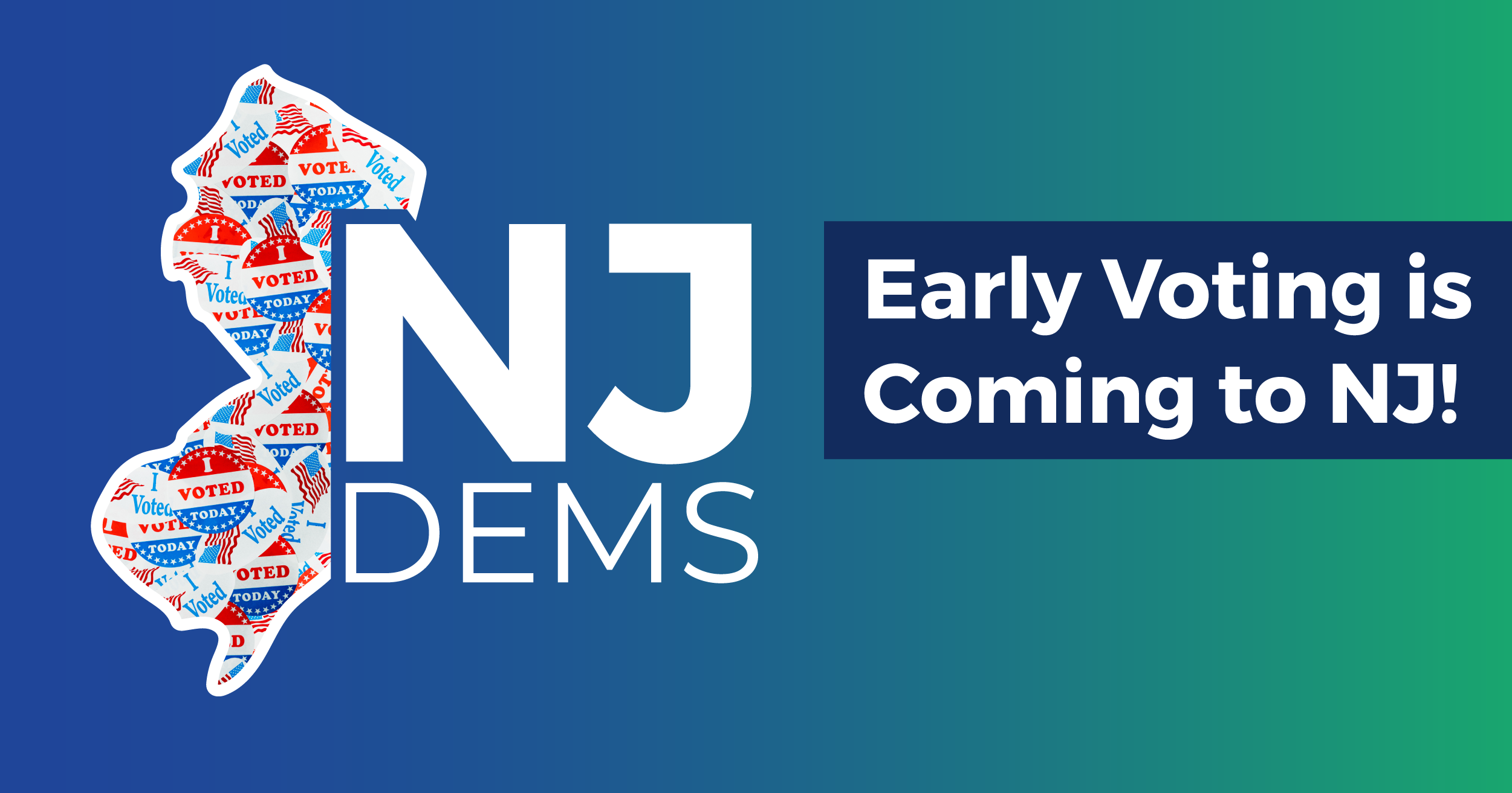 Early Voting is Coming to NJ! Here’s What it Means for Our Elections NJ Dems